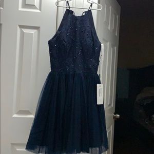Navy blue dress from JJ’s House
